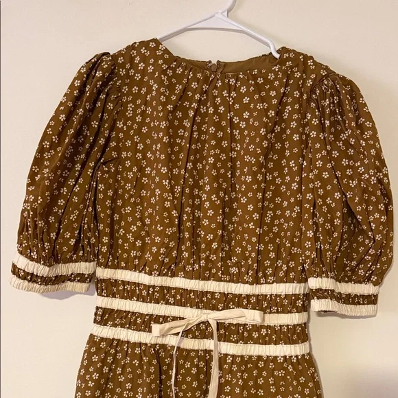 AUREUM Brown Floral Dress - Picture 3 of 4